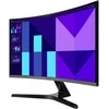 Monitorius Samsung 27" LS27D392GAUXEN, Išlinkis: 1800R, Įstrižainė (coliai): 27, Įstrižainė (cm): 68,58, Kraštinių santykis: 16:9, Ekranas: VA, Raiška: 1920x1080, Atnaujinimo dažnis: 100Hz, Atsako laikas (GtG): 4ms, Ryškumas (maks.): 250 cd/m², Kontrastas (statinis): 3000:1, Matymo kampas: 178/178, Spalvų gama: sRGB