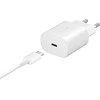 Samsung Galaxy Fast Charger USB Type C 25W 1m Baltas OEM