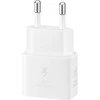 „Samsung Galaxy“ maitinimo adapteris USB C tipo, 25 W, 1 m, baltas
