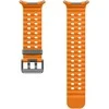 Apyrankė Marine Band SamsungET-SNL70MOEGEU skirta Watch Ultra oranžinės spalvos