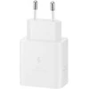 Samsung T4511 PD 45W laidinis įkroviklis su USB-C/USB-C 5A kabeliu baltos spalvos