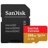 Atminties kortelė Sandisk Extreme Plus Micro SDXC SDSQXBD-256G-GN6MA, 256GB