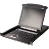 Šakotuvas Secomp Konsolė KVM Aten Przełącznik KVM LCD ATEN CL5708M, USB-PS/2, VGA, 8 portów, układ niemiecki