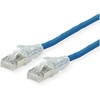 SECOMP Triton DTWYLER kabelis Kat.6A (EA klasė) S/FTP, CU 7702 flex LSOH, AMP v2, mėlyna, 2 m