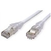 SECOMP DTWYLER Kabelis krosowy Kat.6A (klasa EA) S/FTP, CU 7702 flex LSOH, AMP v2, pilka, 7,5 m