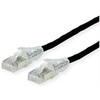 SECOMP DTWYLER Kabelis krosowy Cat.6A (Class EA) S/FTP, CU 7702 flex LSOH, AMP v2, juoda, 2 m