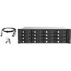 Serveris QNAP TL-R1620SEP-RP 16-bay 3U rackmount SAS 12Gbps JBOD expansion enclosure with SAS expander 12Gbps &amp; SAS/SATA 6Gbps drives