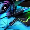 Sharkoon HUB 3X USB 3.2 +RJ45 ALU Juodas/3-PORT USB 3.2 GEN 1.