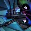 Sharkoon HUB 4X USB 3.2 ALU Juodas/4-PORT USB 3.2 GEN 1