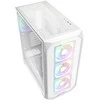 Sharkoon AK5G RGB ATX 1xGlas Baltas