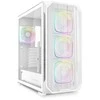 Sharkoon AK5M RGB, Tower tipo korpusas - baltas, grūdintas stiklas