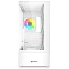 Sharkoon AK6 RGB ATX 1xGlas Baltas