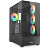 Sharkoon AK6 RGB ATX 1xGlas Juodas