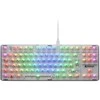 Sharkoon Crystal Shark, Gaming-klaviatūra - baltas, DE-išdėstymas, KTT