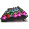 Sharkoon Crystal Shark, Gaming-klaviatūra - juodas, DE-išdėstymas, KTT