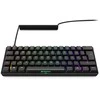 Sharkoon SKILLER SGK50 S4 Gen2, Gaming-klaviatūra - juodas, DE-išdėstymas, Gateron Geltona
