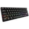 Sharkoon SKILLER SGK50 S4 Gen2 PBT, Gaming-klaviatūra - juodas, DE-išdėstymas, Gateron G Pro 3.0 Geltona