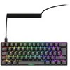Sharkoon SKILLER SGK50 S4 Gen2, Gaming-klaviatūra - juodas, DE-išdėstymas, Gateron Geltona