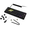 Sharkoon SKILLER SGK50 S4 Gen2 PBT, Gaming-klaviatūra - juodas, DE-išdėstymas, Gateron G Pro 3.0 Geltona