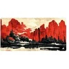 Pelė Sharkoon SKILLER SGP40 D11, Gaming-mousepad - red/mehrfarbig