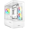 Sharkoon MK6 RGB Micro-ATX 1xGlas Baltas