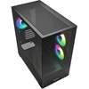 Sharkoon MK6 RGB , Tower-case - juodas, Tempered Glass x 2