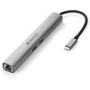 USB šakotuvas Sharkoon Sharkoon OfficePal Combo adapteris, prijungimo stotelė (pilka)