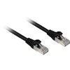 Sharkoon Sharkoon RJ45 CAT.6a SFTP LSOH juodas 15,0 m - be halogenų