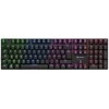 Klaviatūra Mėlyna Sharkoon PureWriter RGB (juodas. FR-išdėstymas. Kailh Choc Low Profile Mėlyna)