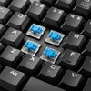 Klaviatūra Mėlyna Sharkoon PureWriter RGB (juodas. FR-išdėstymas. Kailh Choc Low Profile Mėlyna)