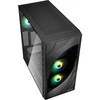 Sharkoon Rebel C80G RGB ATX 1xGlas Juodas