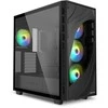 Sharkoon Rebel C80G RGB ATX 1xGlas Juodas