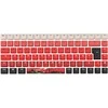 Klaviatūra Sharkoon SKILLER SGK50 S3 Design Bundle D3 (raudona/juodas)