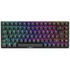 Sharkoon SKILLER SGK50 S3 PBT, Gaming-klaviatūra - juodas, DE-išdėstymas, Gateron G Pro 3.0 Geltona