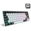 Sharkoon SKILLER SGK50 S3, Gaming-klaviatūra - baltas, FR-išdėstymas, Gateron Geltona