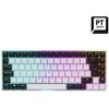 Sharkoon SKILLER SGK50 S3, Gaming-klaviatūra - baltas, PT-išdėstymas, Gateron Geltona