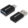 Sharkoon OFFICEPAL USB-C 2 ADAPTERIAI / 1X USB A IKI C 1X USB C TO A