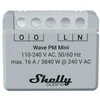 Shelly Qubino Wave PM Mini Z-Wave® išmanusis energijos skaitiklis, 1 kanalo, 16 A.