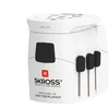 Skross Skross PRO Light Travel Adapteris – Universal – Baltas – 2 and 3 Pole Devices