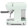 Kavos Aparatas - SMEG ECF02PGEU 15-Bar Pusiau automatinis Espresso Aparatas su Garų Antgaliu Žalia