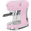 Kavos Aparatas - SMEG ECF02PKEU 15-Bar Pusiau automatinis Espresso Termoblokas 1.1L Rožinė