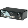 Sonstige ROLINE KVM jungiklis, 1 vartotojas – 2 kompiuteriai, DisplayPort, su USB šakotuvu, 1920 x 1200 pikselių, juodas