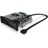 Doko stotelė Icy Box ICY BOX IB-174SSK-U 13,3 cm (5,25") Juodas laikymo disko dėklas
