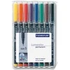 Staedtler 313 WP8, Juoda, Mėlyna, Ruda, Žalia, Oranžinė, Raudona, Violetinė, Geltona, Juoda, Polipropilenas (PP), 0,4 mm, 1 vnt.