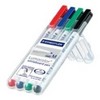 Staedtler - Lumocolor baltos lentos žymeklis - 4 vnt. asorti (301 WP4)