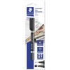Staedtler STAEDTLER Zweispitzmarker Lumocolor permanent BK retail