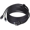 Kabelis StarTech .com 10ft (3m) DisplayPort ir USB 5Gbps KVM kabelis, 4K 60Hz, DP 1.2 ir USB kombinuotas kabelis KVM komutatoriams, 3.1 m, USB, USB, HDMI, Juodas, DisplayPort + USB 3.2 Gen 1 Type-A