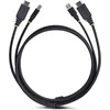 „StarTech.com“ 10 pėdų (3 m) HDMI ir USB 5 Gbps KVM kabelis, 4K 60 Hz, HDMI 2.0 ir USB kombinuotas kabelis KVM komutatoriams, 3,1 m, USB, USB, HDMI, Juodas, HDMI + USB 3.2 Gen 1 Type-A