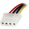 „StarTech Molex“ – SATA, 0,3 m, kelių kontaktų (LP4SATAFM12)
