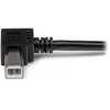 USB kabelis StarTech USB-A - USB-B 1 m Juodas (USBAB1MR)